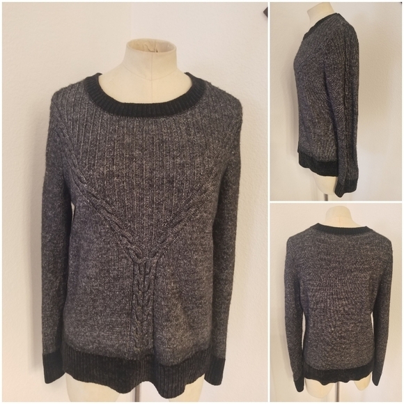 Moth Anthropologie XS Crewneck Cable Knit Sweater - Picture 1 of 8
